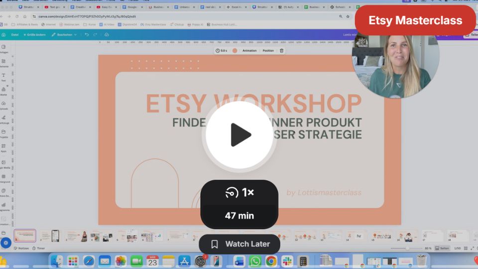 Etsy Masterclass von Charlotte Küster 2 Etsy Masterclass workshop
