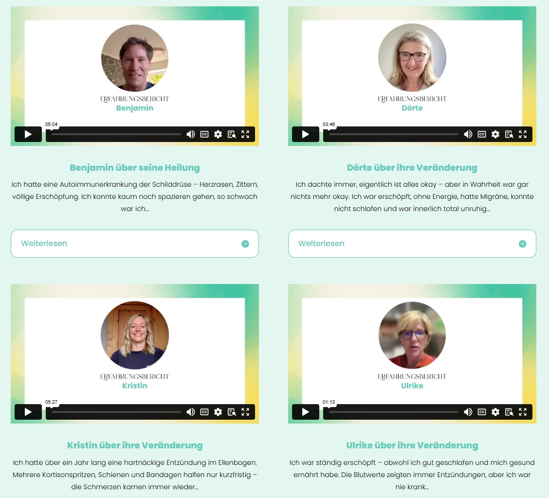 Raus aus Erschöpfung und Entzündung kundenstimmen