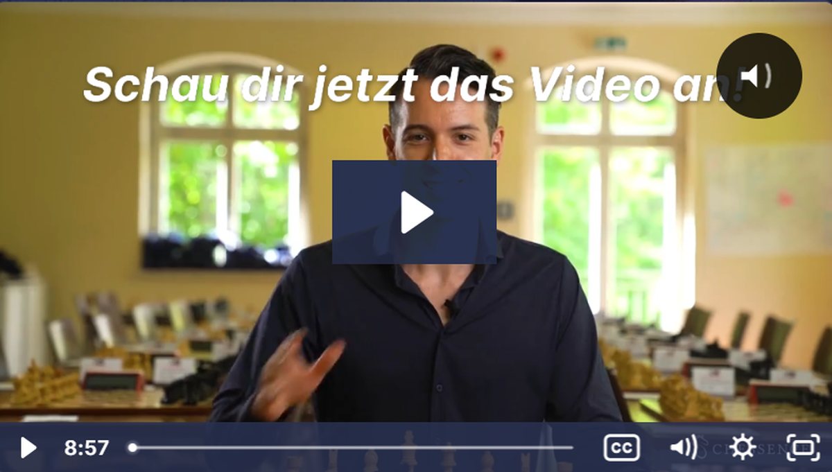 Vorschau des Vorstellungsvideos: GM Niclas Huschenbeth erklärt Chessence Premium im Turniersaal